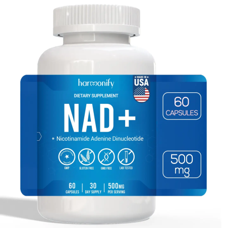 HARMONIFY Nad Supplement (500mg of 95% Pure Nad+ Per Serving, 30-Day Supply)