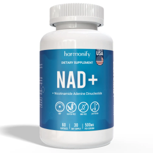 HARMONIFY Nad Supplement (500mg of 95% Pure Nad+ Per Serving, 30-Day Supply)